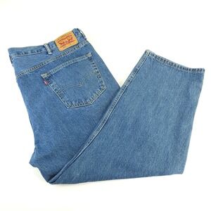 Levis 550 Jeans Men's 48 x 29‎ Blue Relaxed Fit Tapered Leg Denim Classic